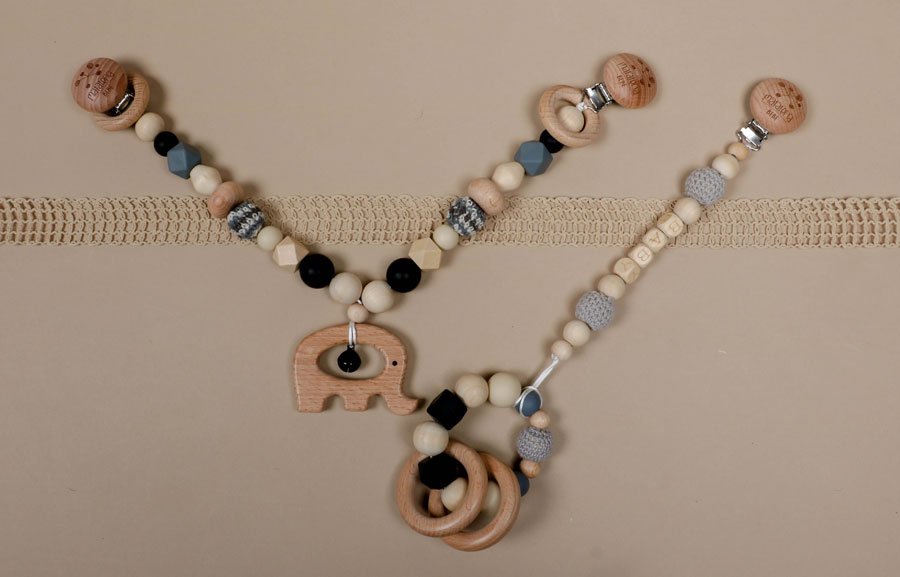 KIT POMPONES, Azul y Gris - Imagen 11