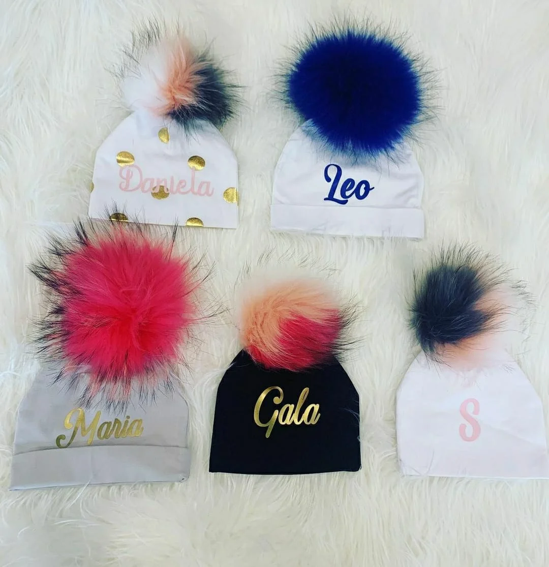 Gorrito de Algodón con pompon - Imagen 6