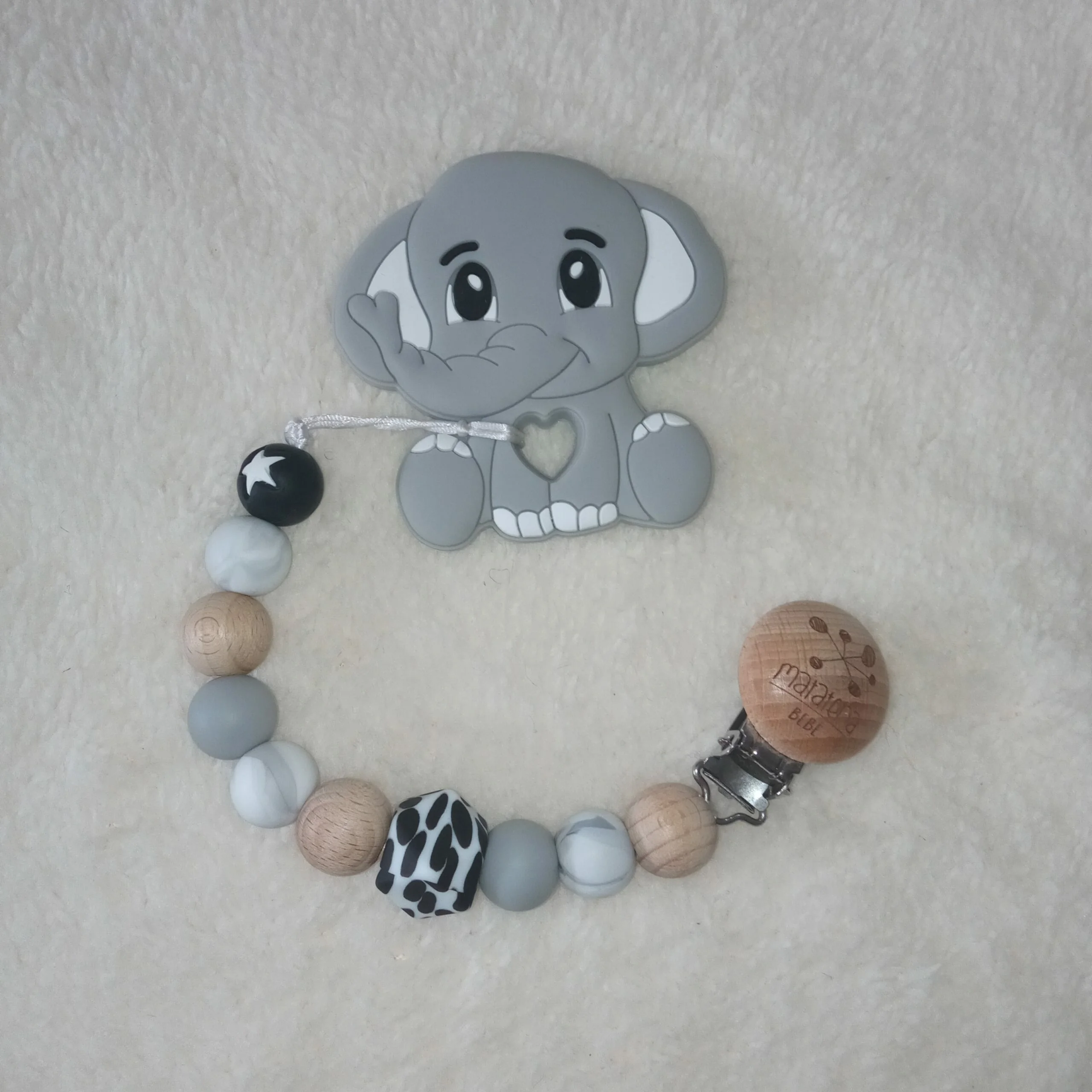 KIT POMPONES, Blanco y gris - Imagen 14
