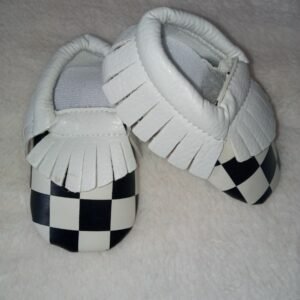 Zapatos Mosaico Borde Blanco