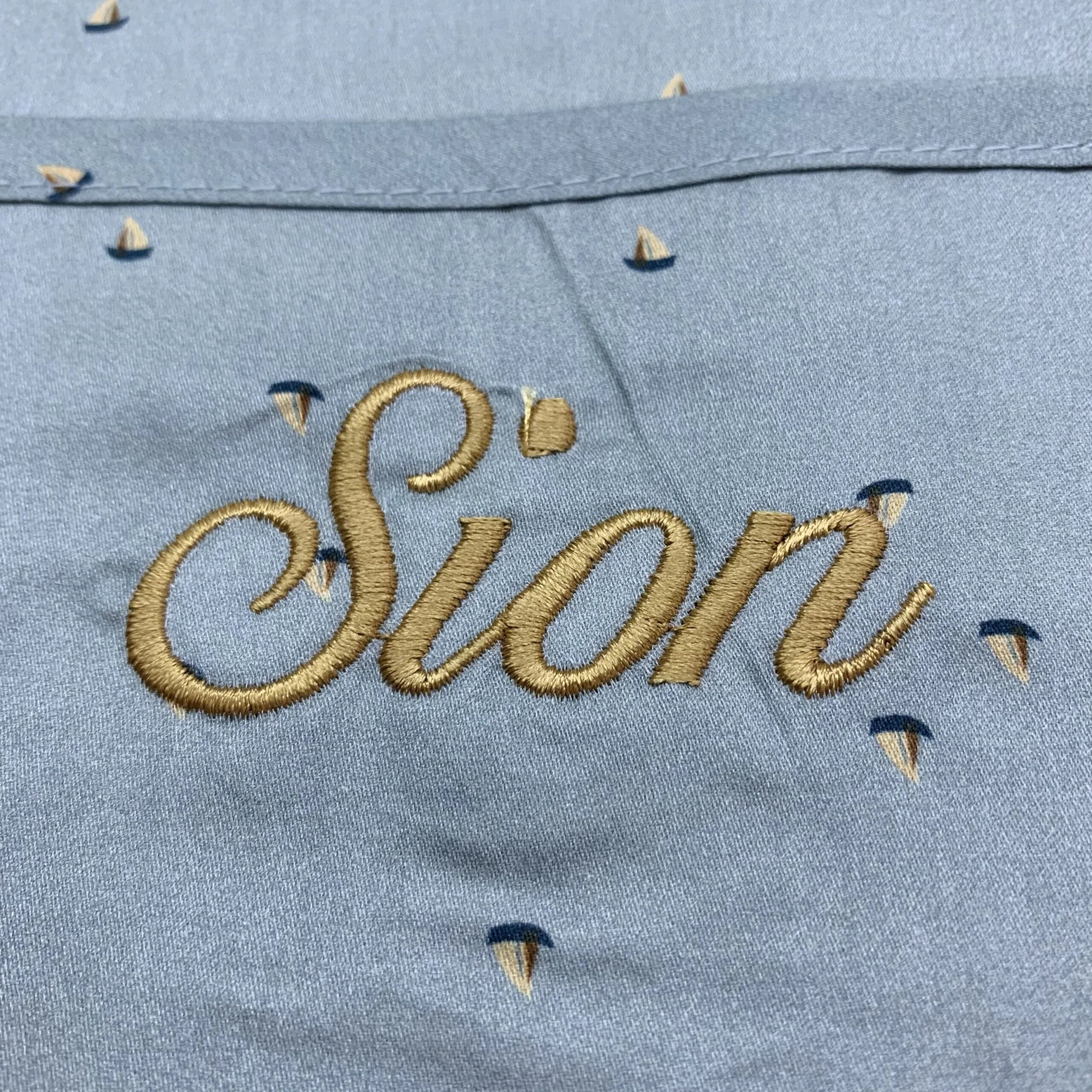 Babero Barquitos, Verde Agua Oscuro - Imagen 3