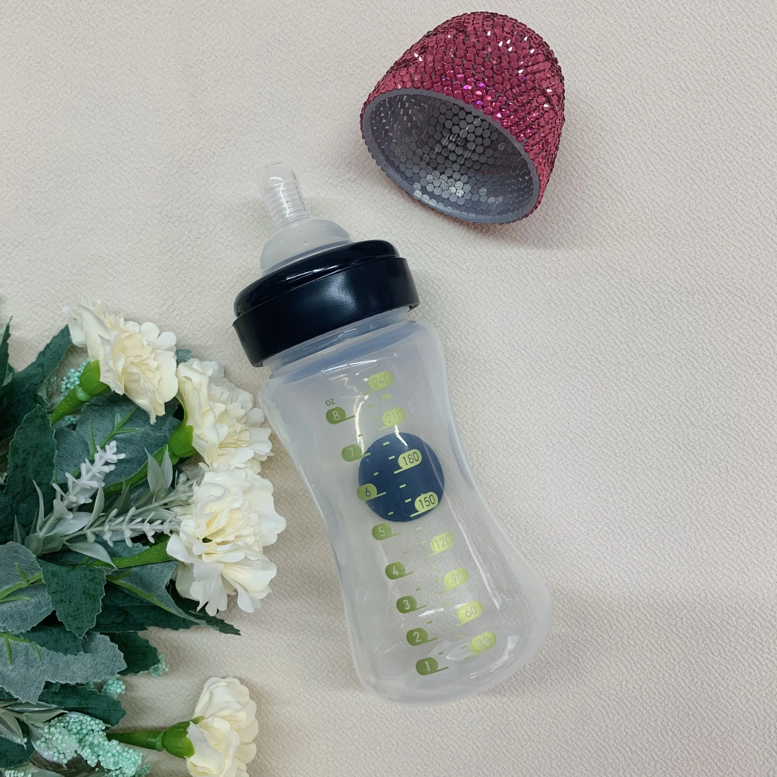 Biberón Swarovski Rosa - Imagen 2