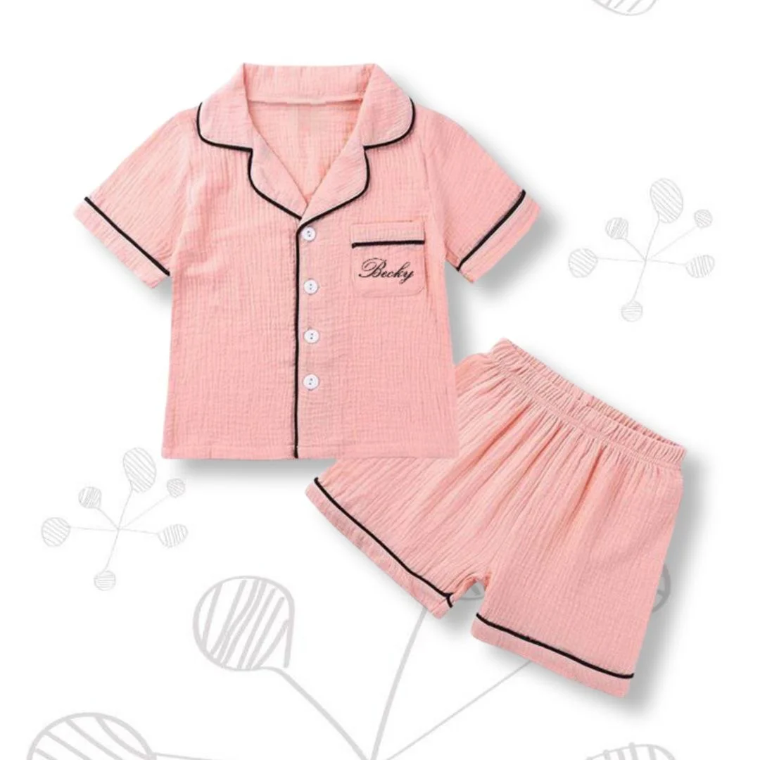 Pijama Short Ariela, Rosa