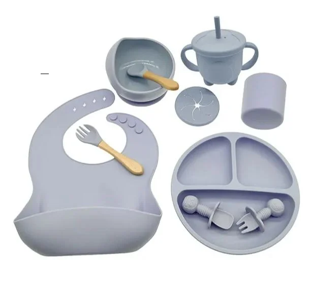 Kit Para Comer Gray Blue