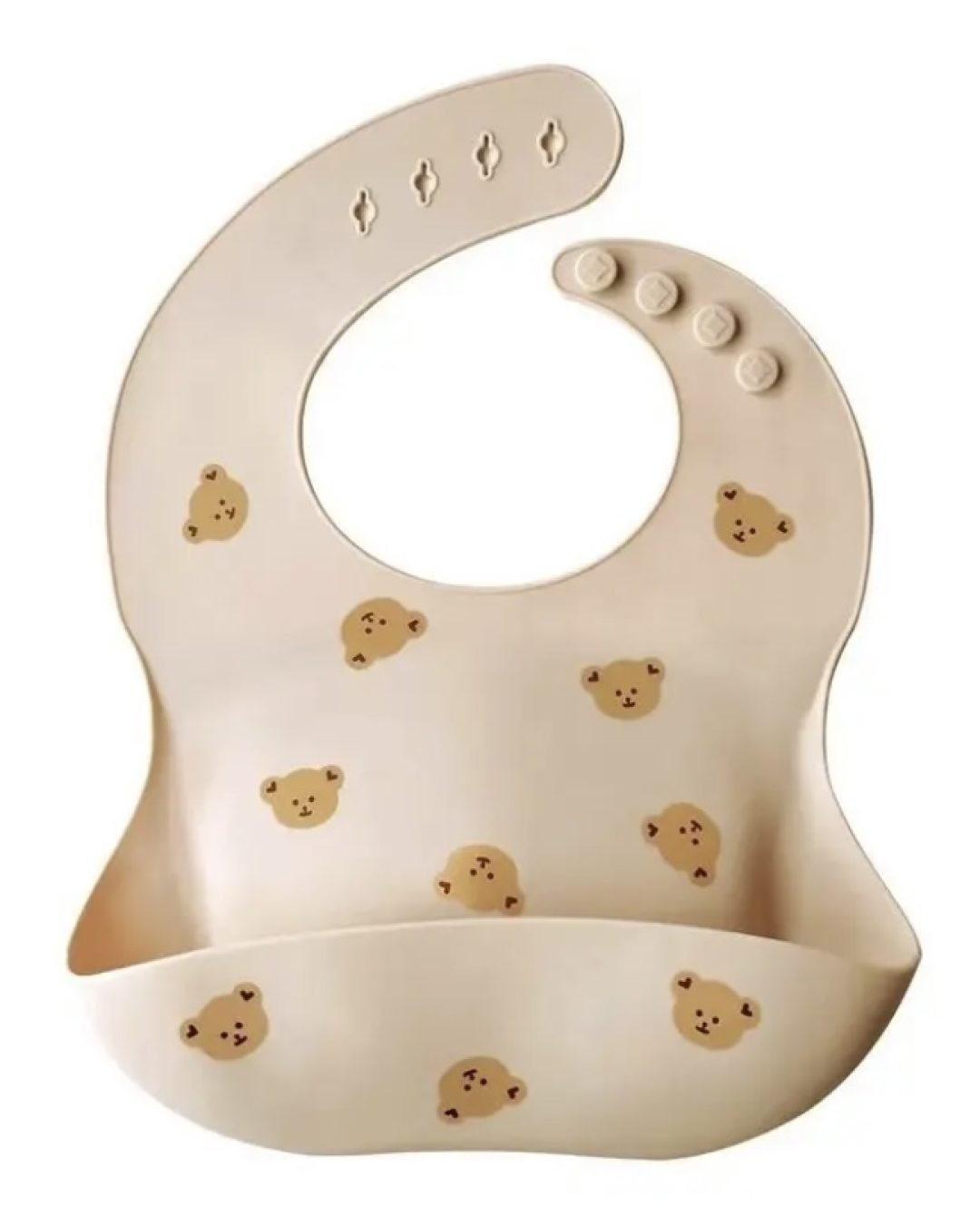 Babero Osito de silicona 1