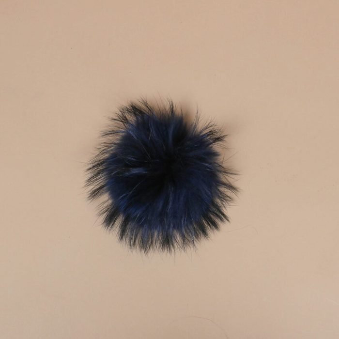 Pompón Natural PN14 (azul marino y negro)