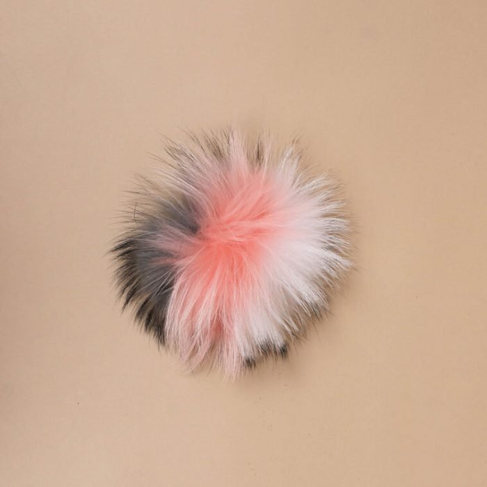 Pompón Natural PN4 (blanco, melón y gris)